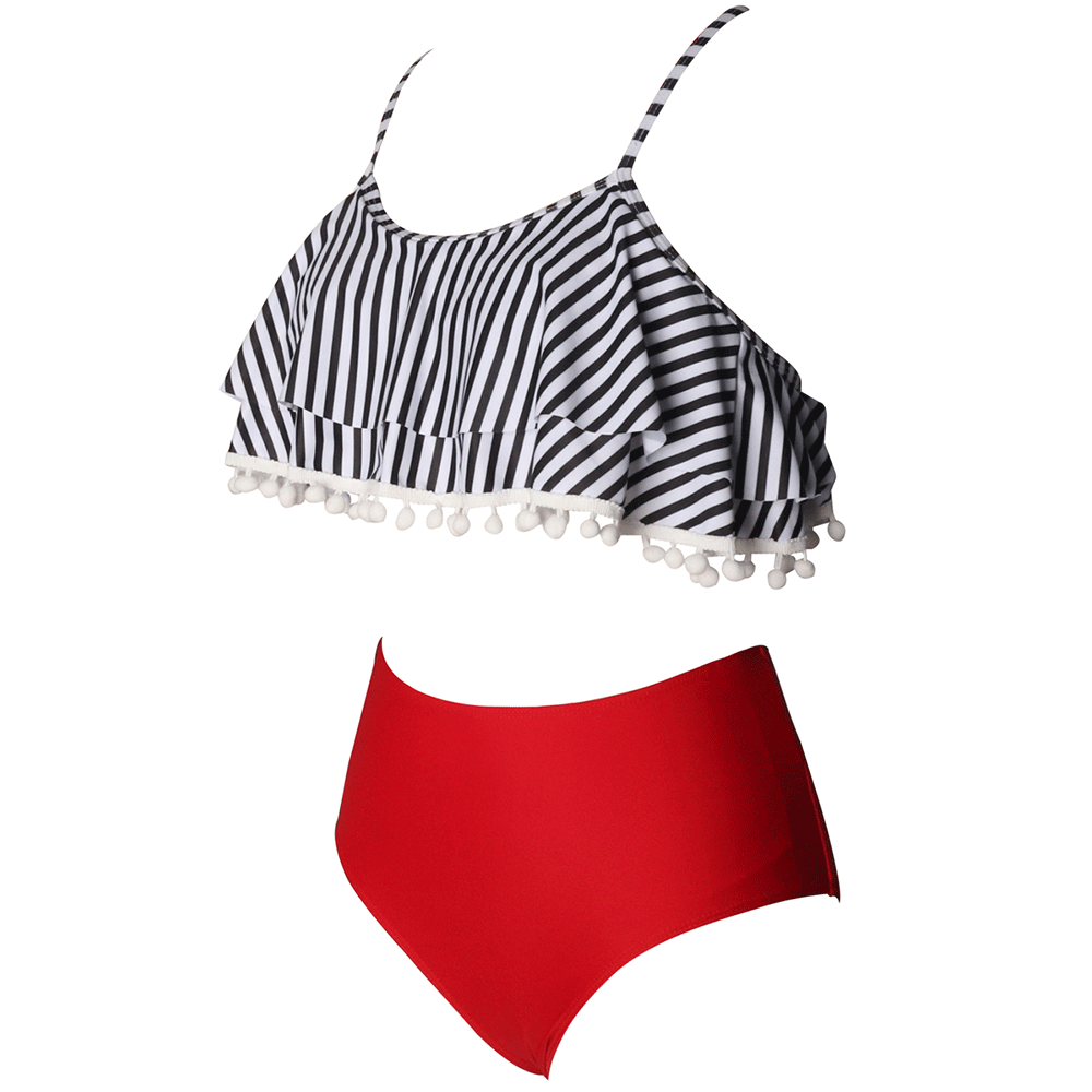 Tropical Plants Beach Sexy Bikini Swimsuit for Women