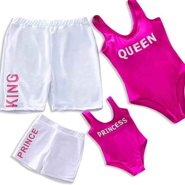 Family Matching One Piece Bathing Beach Wear