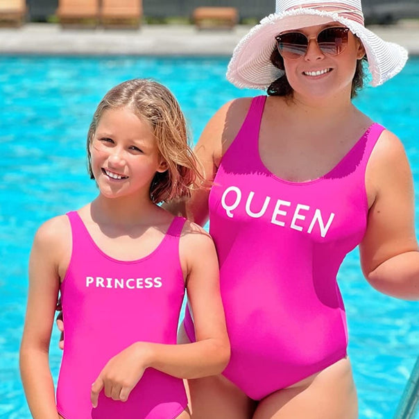 Family Matching One Piece Bathing Beach Wear
