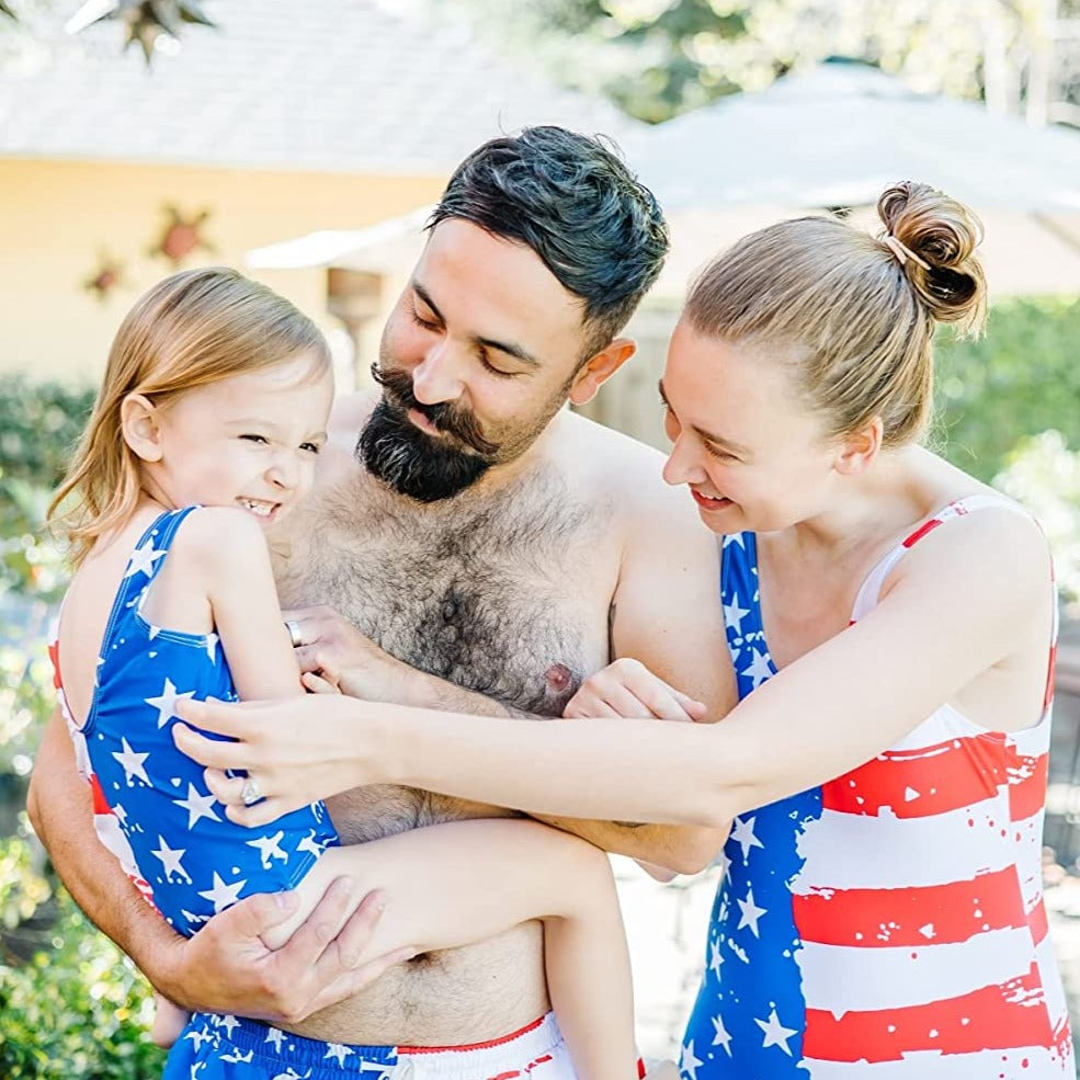 Family Matching One Piece Bathing Beach Wear