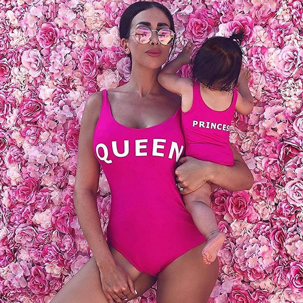 Family Matching One Piece Bathing Beach Wear