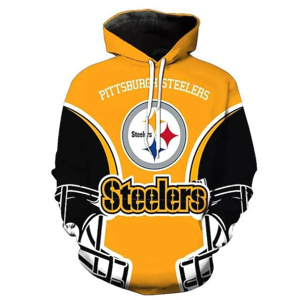 3D Graphic Printed Hoodies Steelers